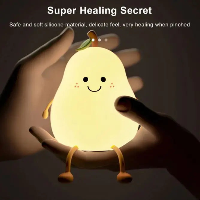 LED Pear Fruit Night Light