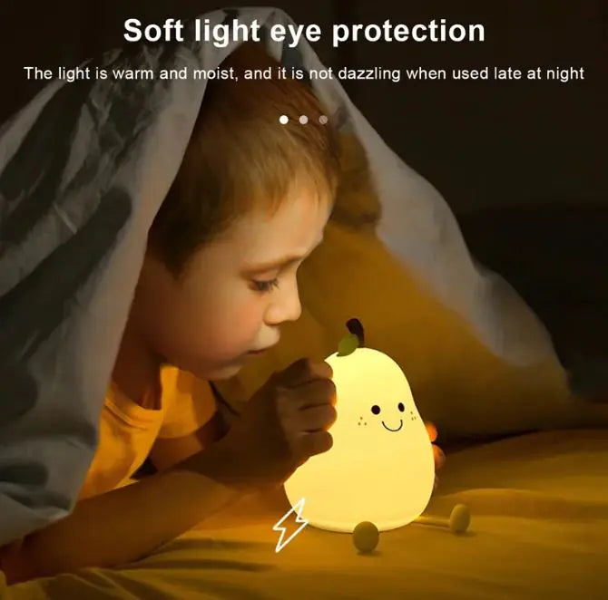 LED Pear Fruit Night Light