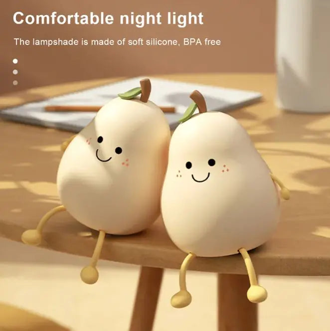 LED Pear Fruit Night Light